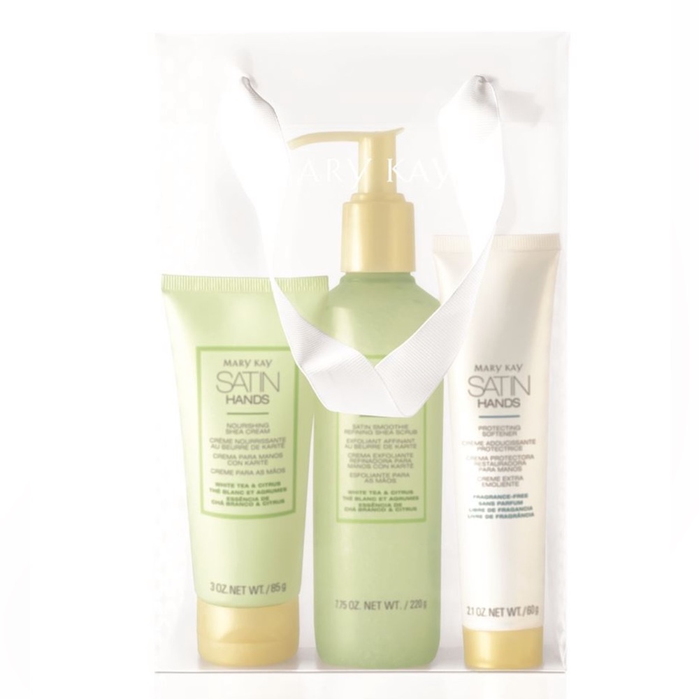 NEW & SEALED White Tea & Citrus Satin Hands Set